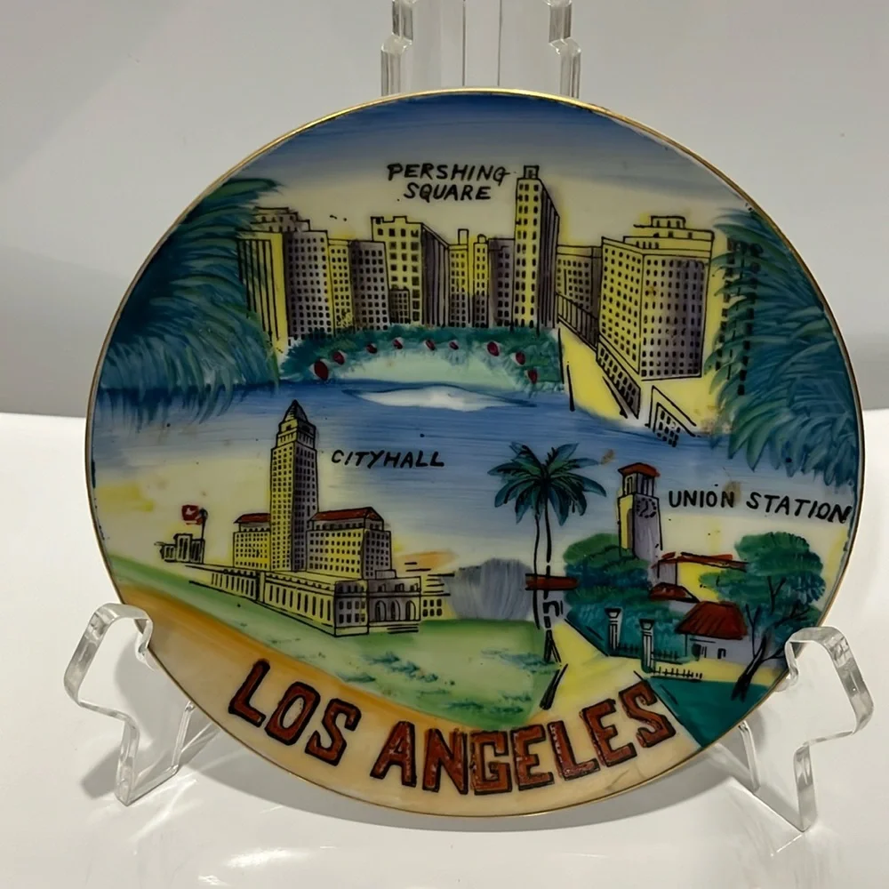 Los Angeles Plate - Vintage - Picture 1 of 6